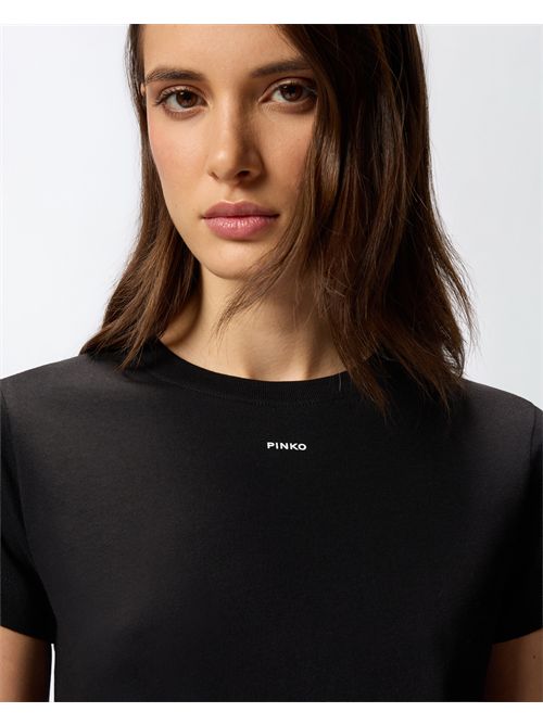 T-shirt stampa logo PINKO | 100373A2RE/Z99